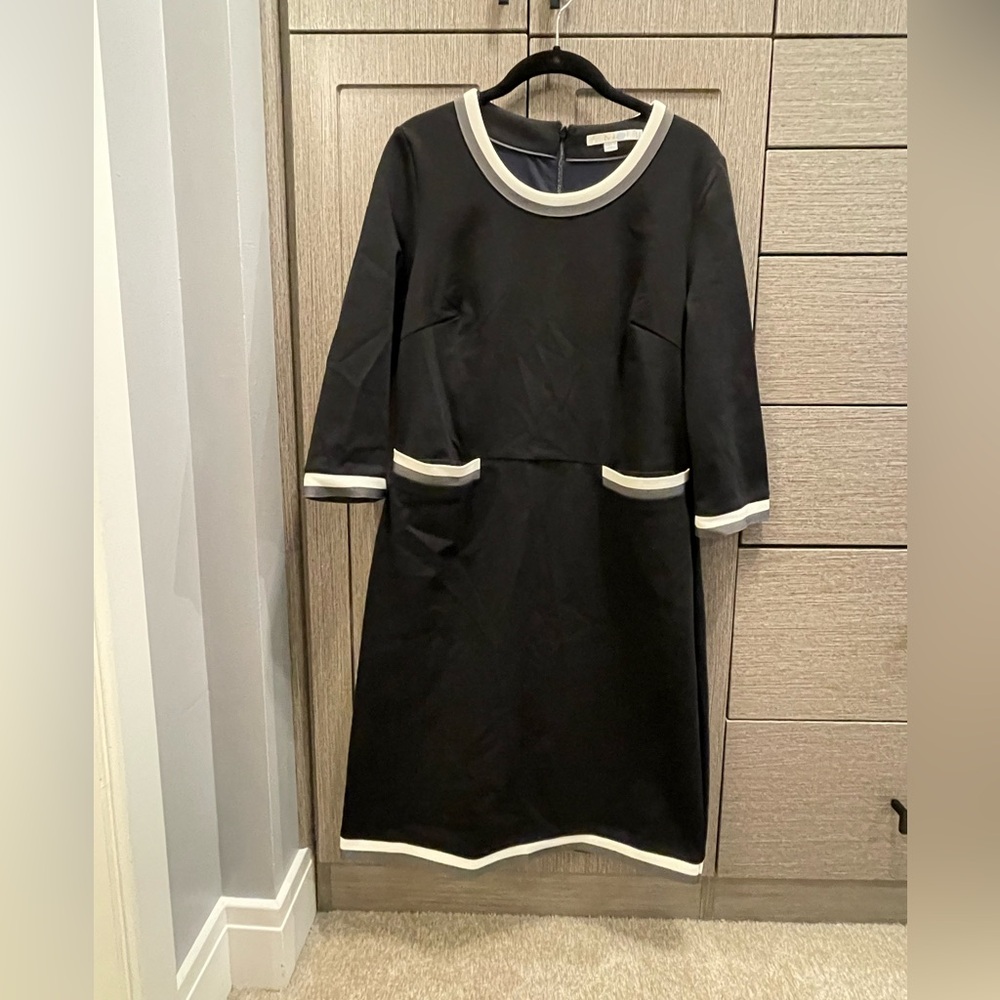 WORN ONCE. Boden 3/4 sleeve sheath. Size 10 Long.